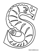 Funny Animal ABC's - Letter S