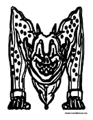 Halloween Alphabet - Letter M