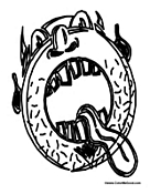 Halloween Alphabet - Letter Q