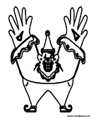 Halloween Alphabet - Letter W