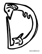 Farm Animal Alphabet - Letter D