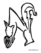 Farm Animal Alphabet - Letter N