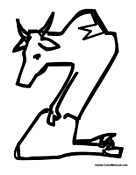 Farm Animal Alphabet - Letter Z