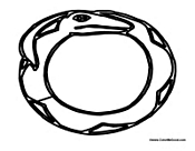 Snake Alphabet - Letter O