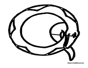 Snake Alphabet - Letter Q