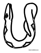 Snake Alphabet - Letter U