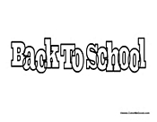 Back to School Coloring