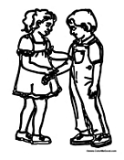 Two Friends Boy and Girl