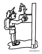 Boy at the Drinking Fountain