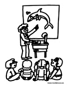 Teacher Teaching Students