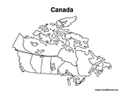 Map of Canada