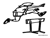 Jumping Hurdles on the Track