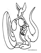 Boxing Coloring Page 1