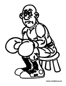 Scared and Tired Boxer