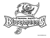 Tampa Bay Buccaneers Coloring Page