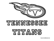 Tennessee Titans Coloring Page