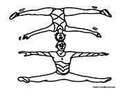 Gynastics Trick with Heads