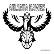 Atlanta Hawks Coloring Page