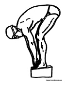 Man Swimming Triathlon