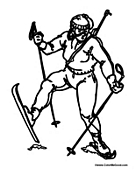 Biathlon Skiing Shooting