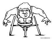 Wheelchair Running Race