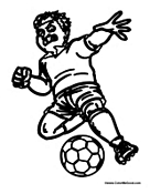 Slide Kick in Soccer