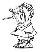 Tennis Coloring Page 4