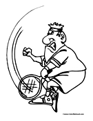 Tennis Coloring Page 8