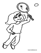 Tennis Coloring Page 18