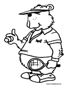 Tennis Coloring Page 24