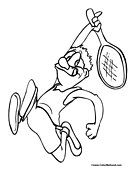 Tennis Coloring Page 25