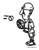 Old Man Tennis Player