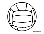 Volleyball Coloring Page 7