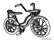 Banana Seat Bike and Basket