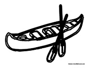 Canoe and Paddles