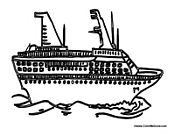 Cruise Boat on Water