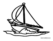 Sail Boat on the Water