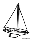 Realistic Sailboat