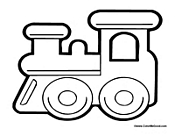Basic Kids Train Cutout
