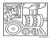 Bunny Train Conductor