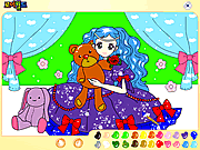 Girl Princess Coloring Game